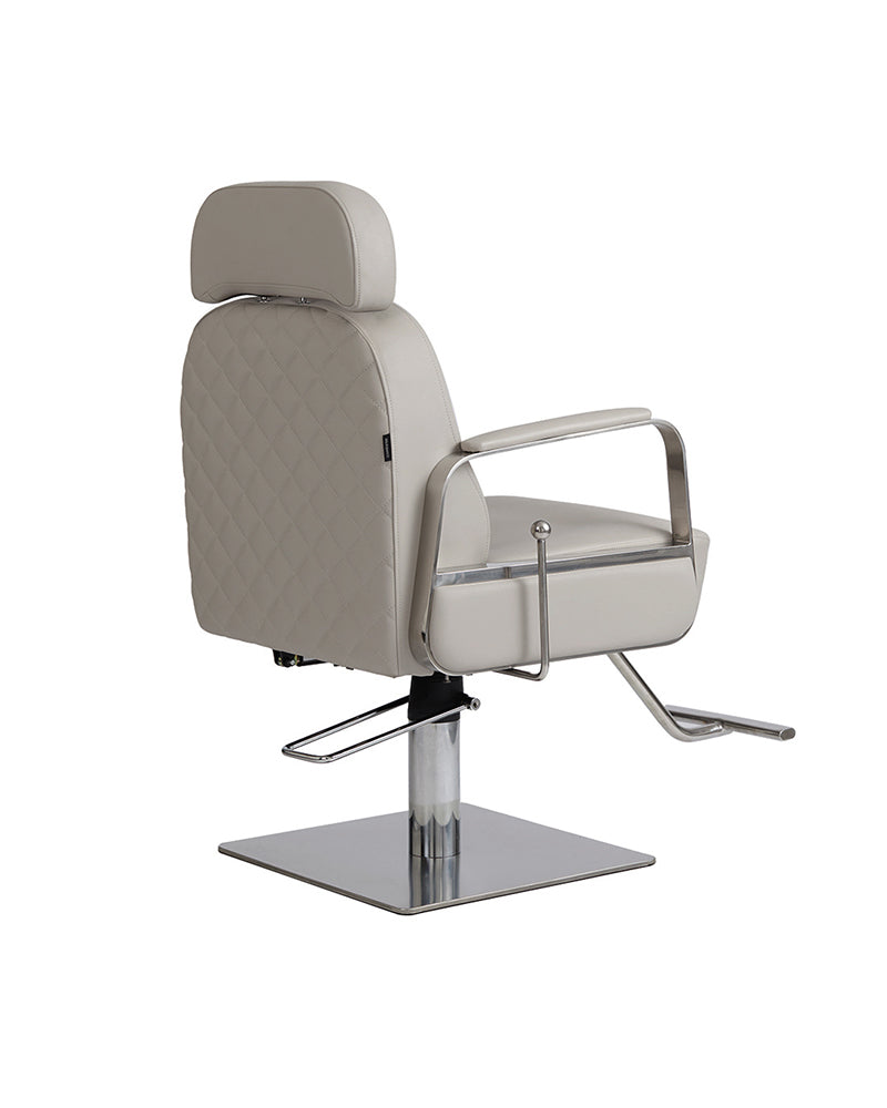 Claudia Stone - Sillón de maquillaje gris